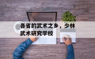 各省的武术之乡，少林武术研究学校