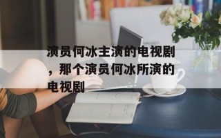 演员何冰主演的电视剧，那个演员何冰所演的电视剧