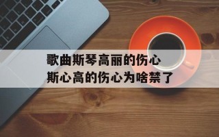 歌曲斯琴高丽的伤心 斯心高的伤心为啥禁了