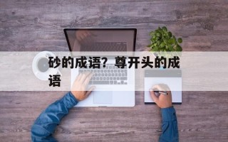 砂的成语？尊开头的成语