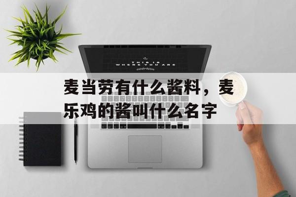 麦当劳有什么酱料，麦乐鸡的酱叫什么名字-第1张图片-